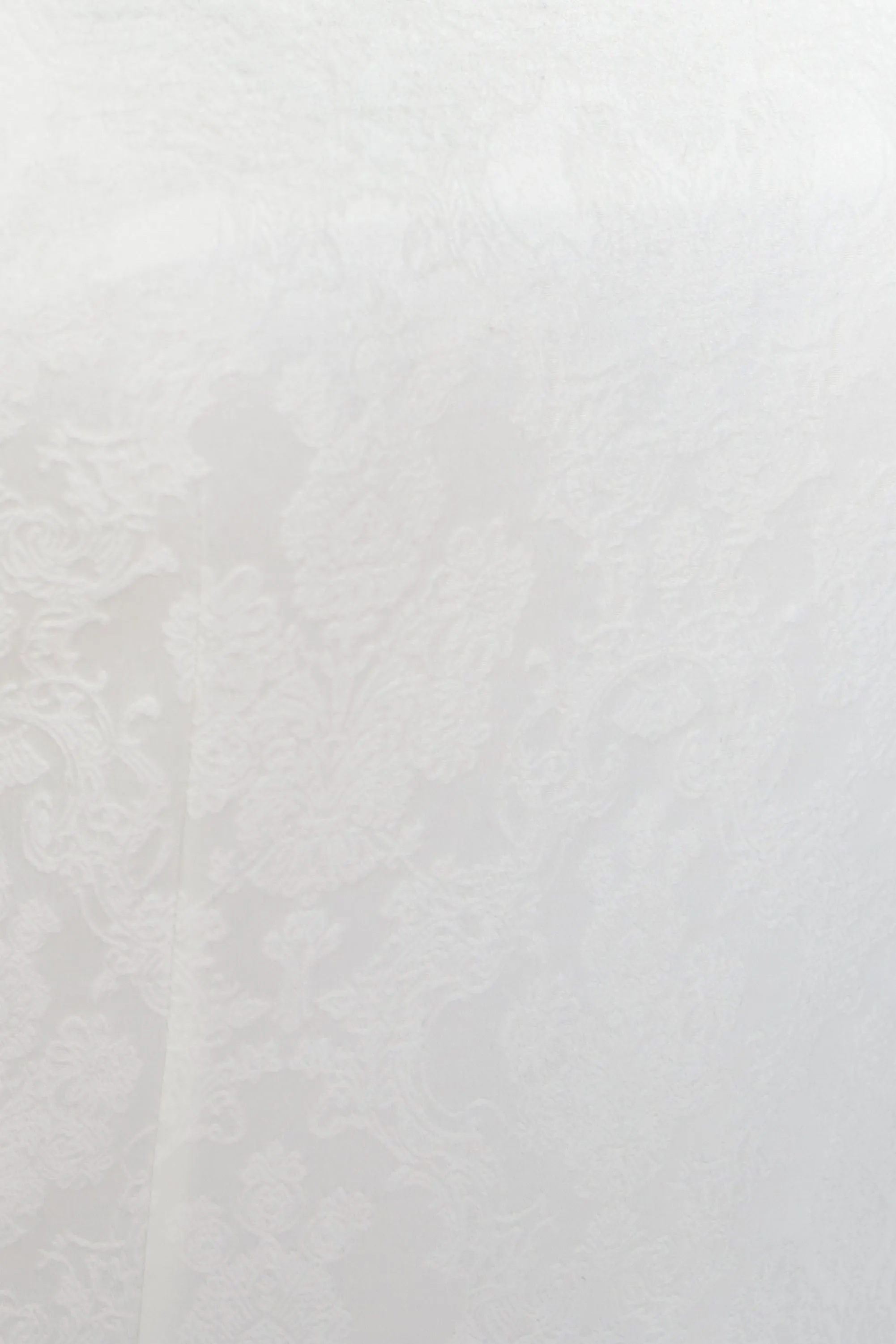 White jacquard pencil dress