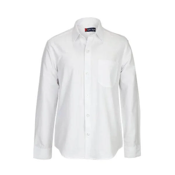 WHITE LONG SLEEVE NORMAL FORMAL SHIRT