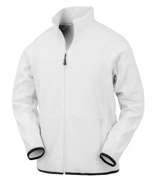 White - Recycled fleece polarthermic jacket