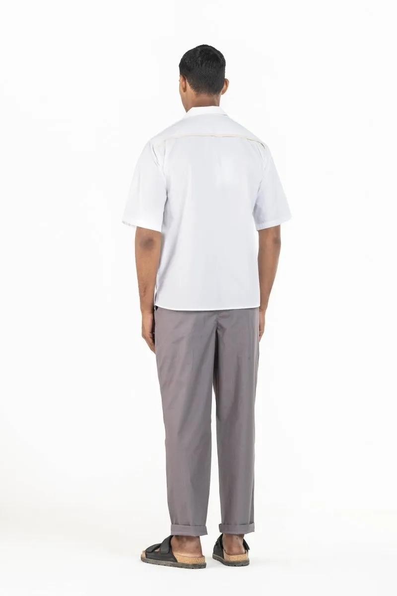 White Twill Tape Shirt