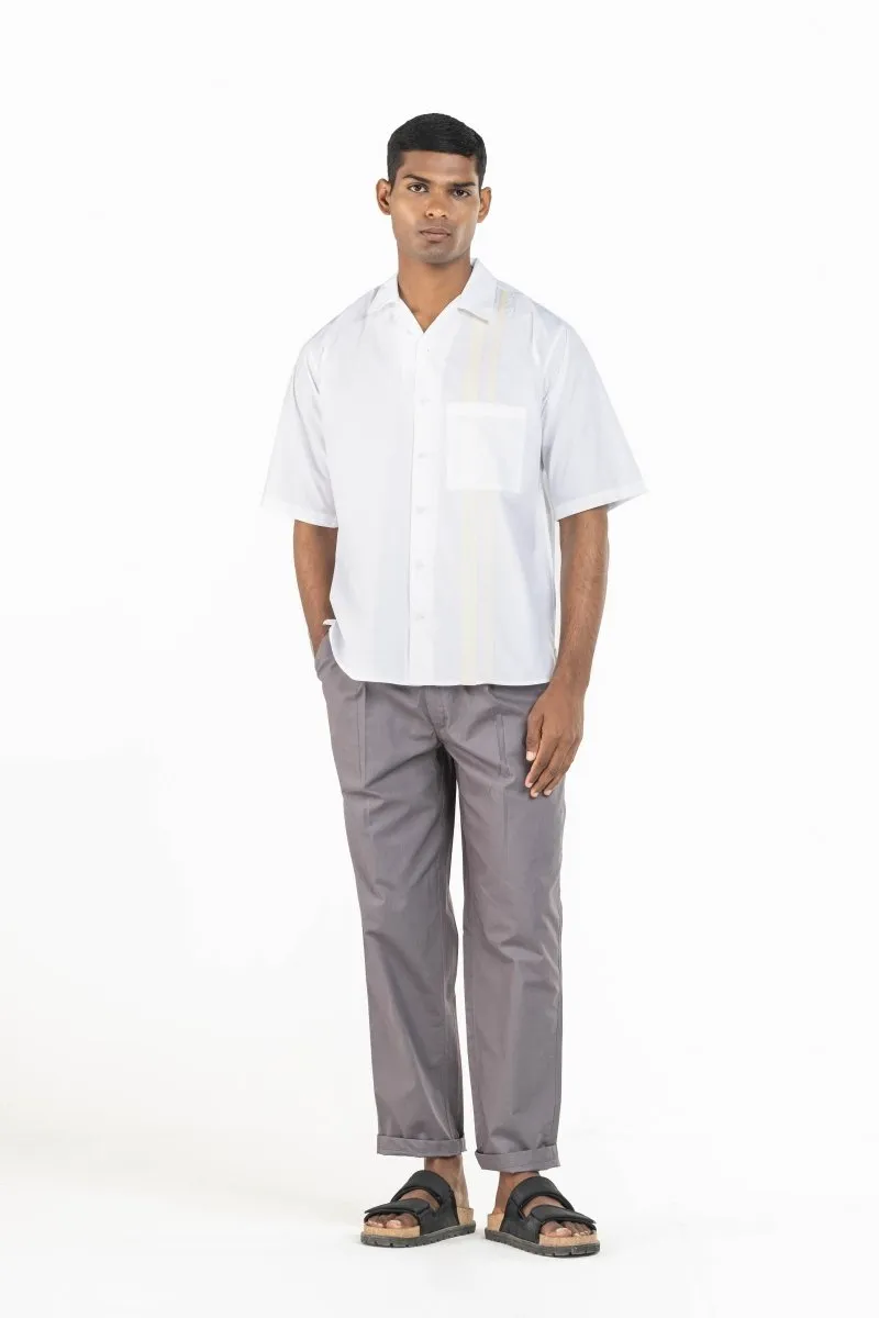 White Twill Tape Shirt