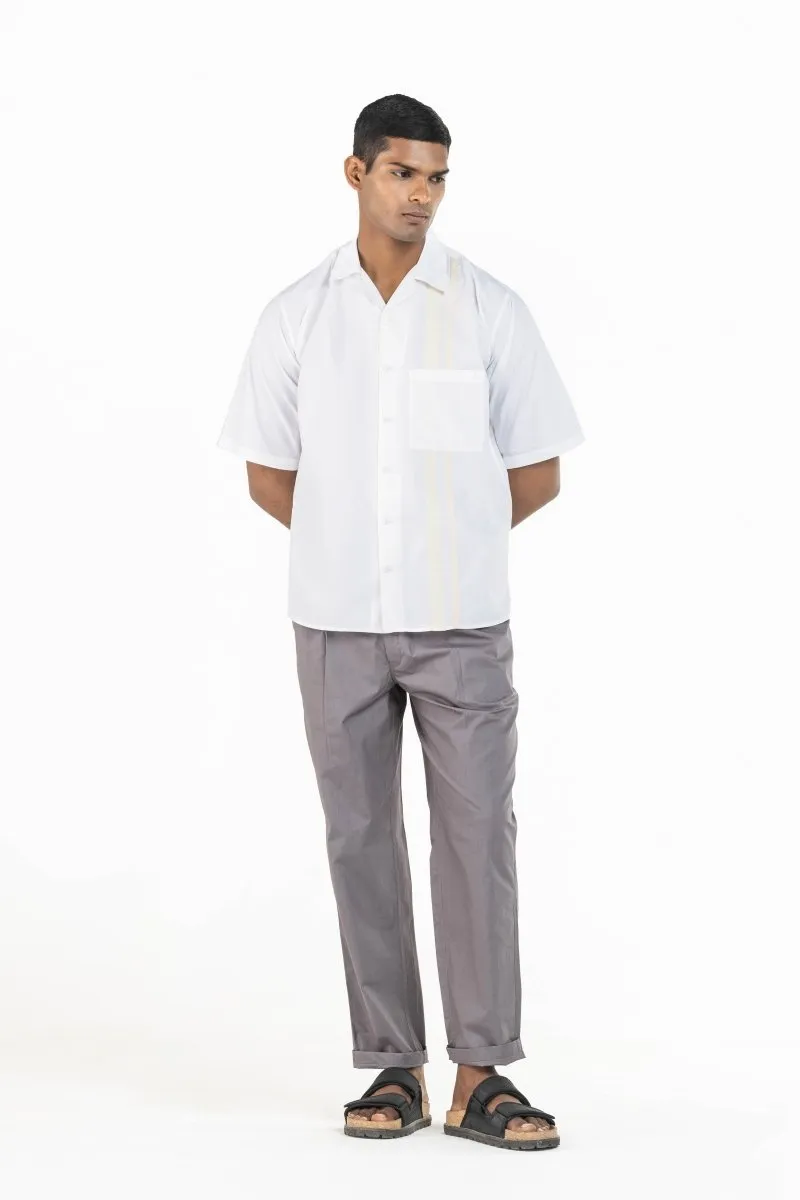 White Twill Tape Shirt