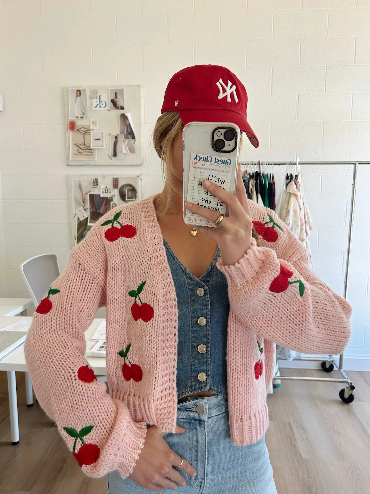 Wild Cherry Cardigan