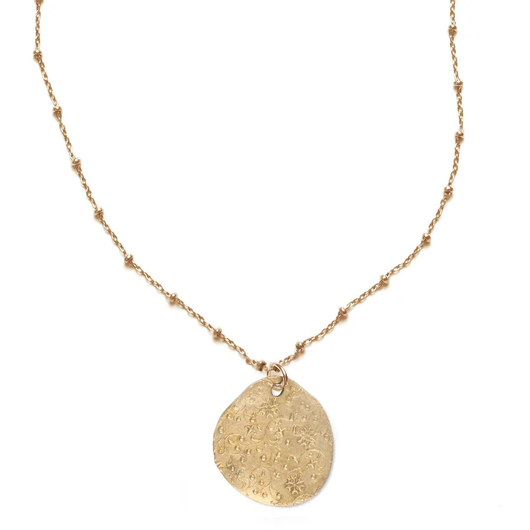 Wildflower Necklace | Bronze