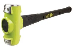 Wilton 20824 B.A.S.H Unbreakable Handle Sledge Hammer, 8 lb Head, 24 in Ergonomic Handle 1 EA