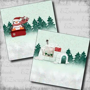 Winter Fun Sledding Penguin NPM - 24-047