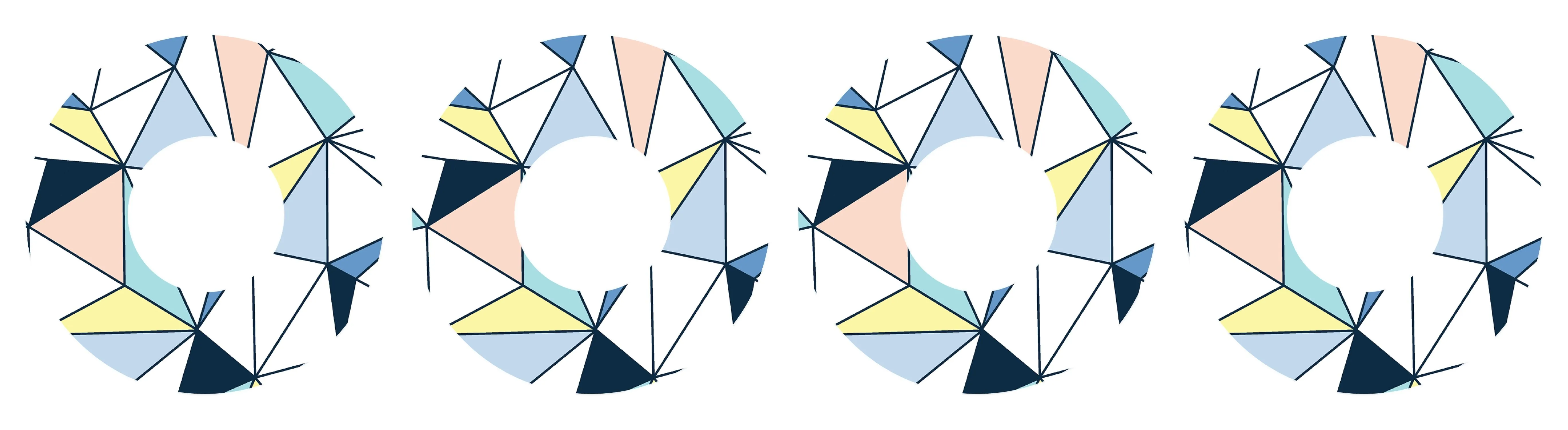 Winter Geometric Patch  Tape Designed for the FreeStyle Libre 2