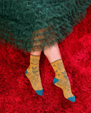 WINTER SHIMMER CREW SOCK
