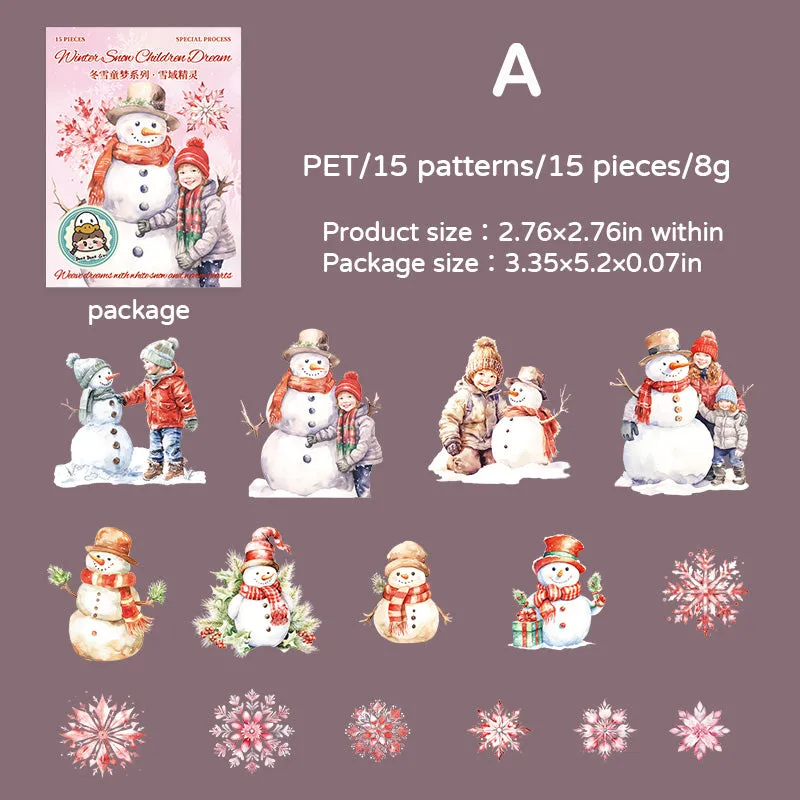 Winter Snow Dream Sticker