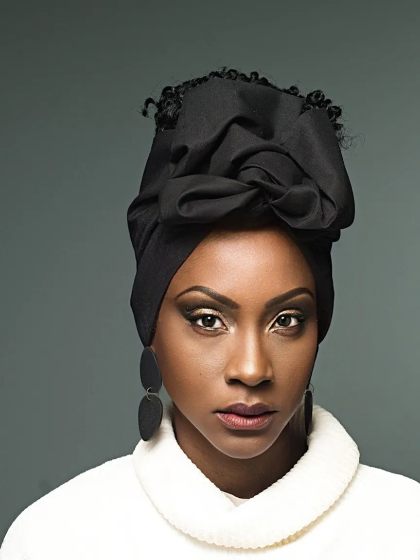 Wire Headwrap - Amy Black