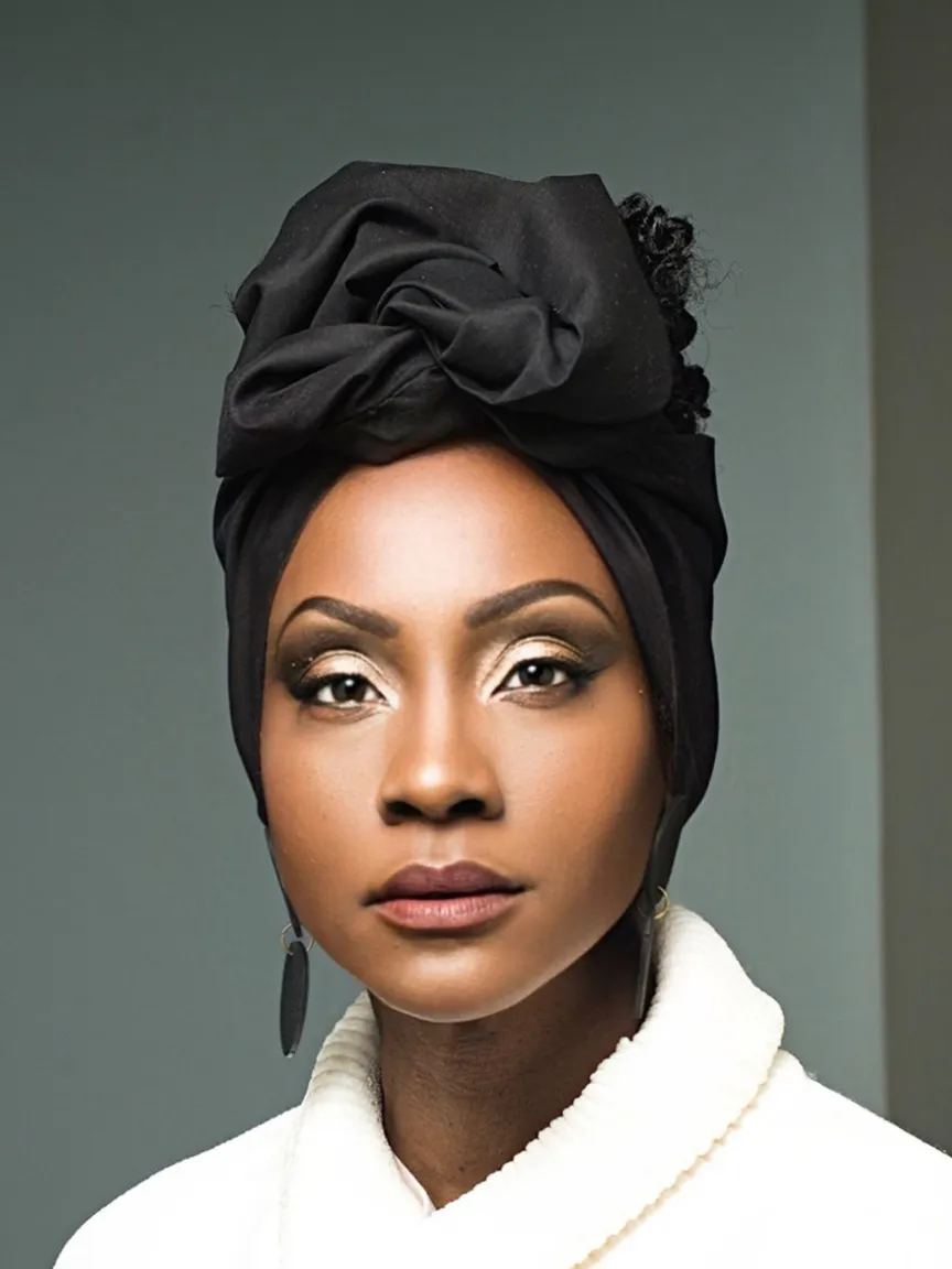 Wire Headwrap - Amy Black