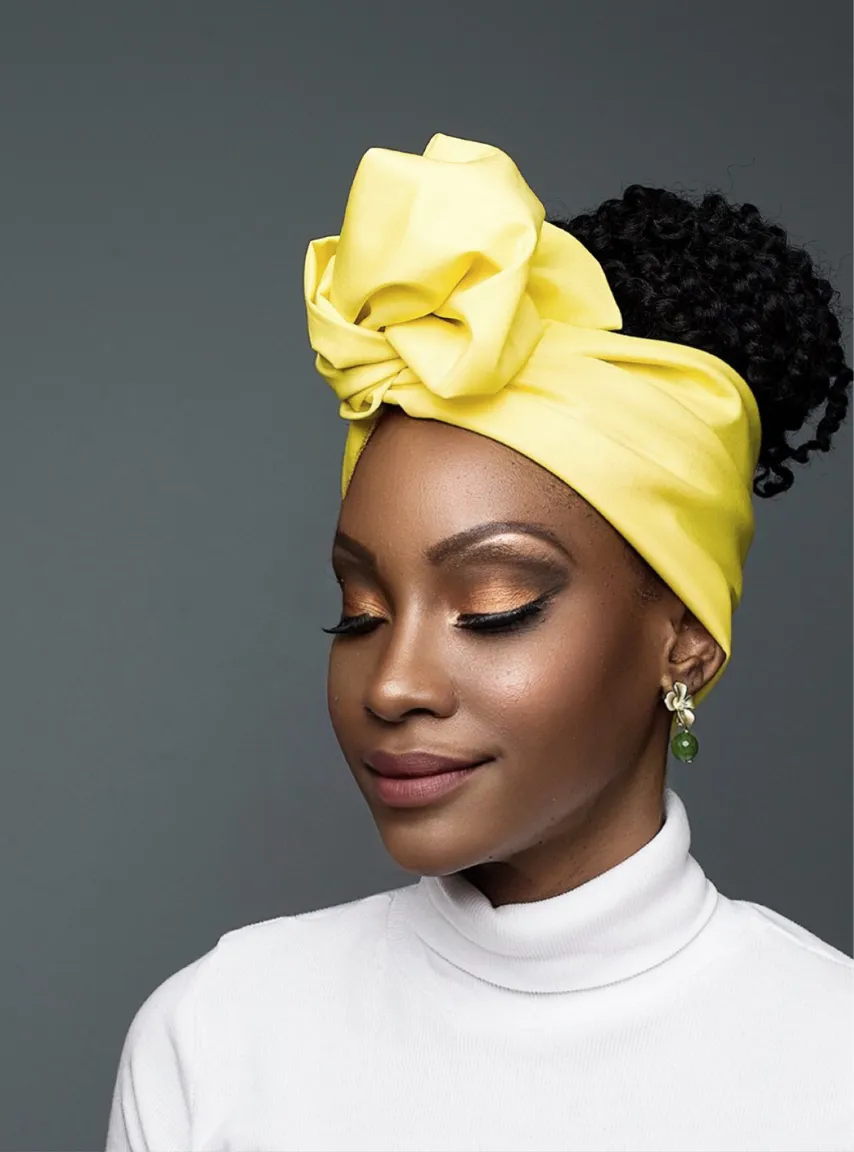 Wire Headwrap - Riley Acid Yellow