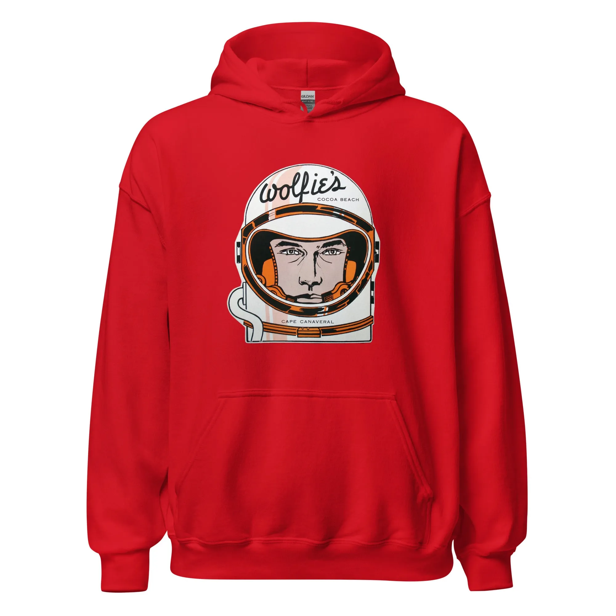 Wolfie's Hoodie - Cocoa Beach, FL | Retro 60s Apollo/Mercury Astronaut Sweatshirt