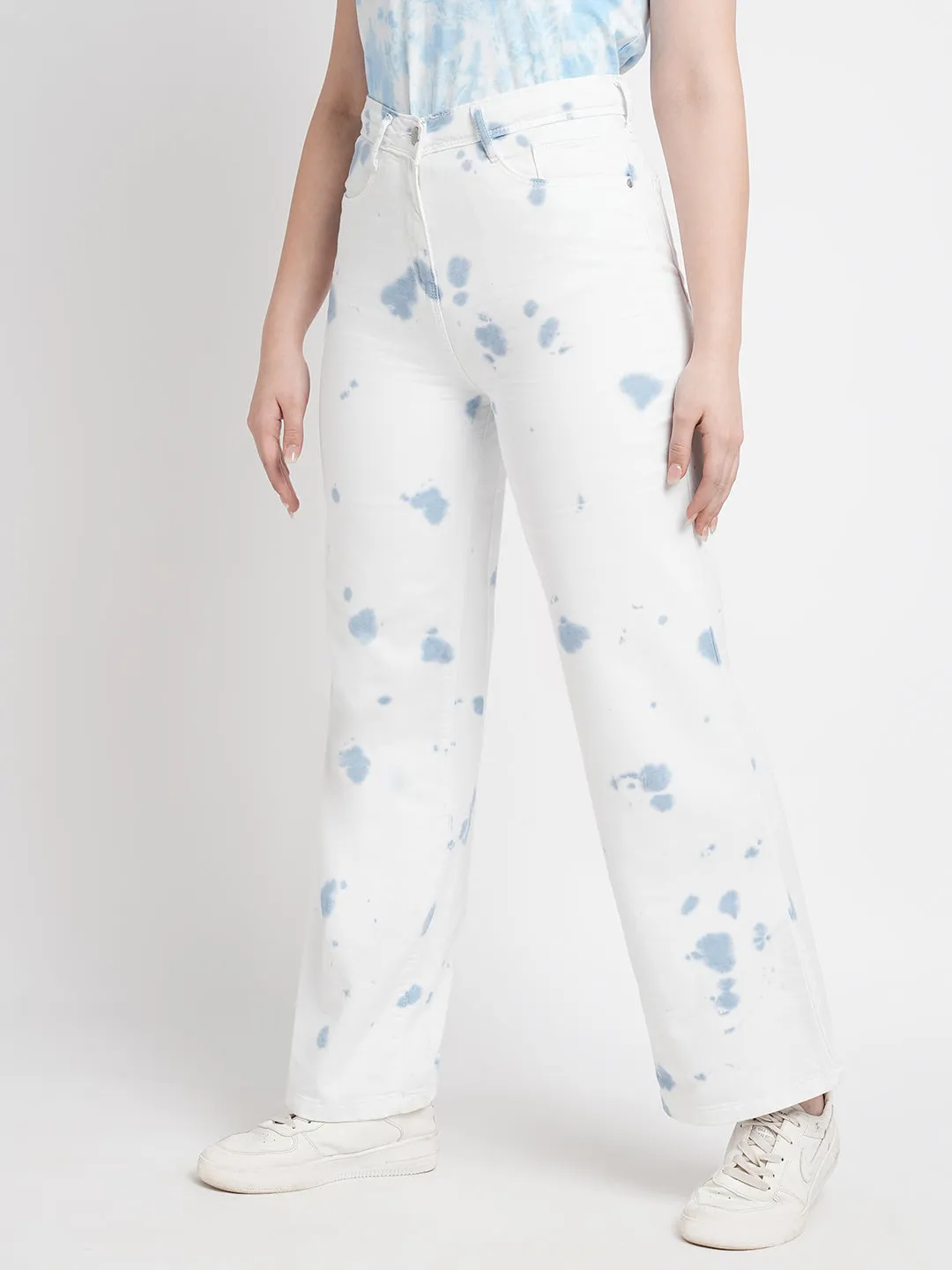 Women High-Rise Wide Leg Jeans