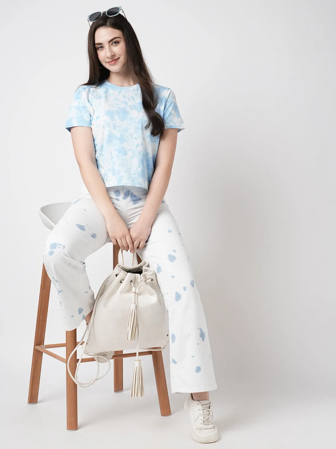 Women High-Rise Wide Leg Jeans