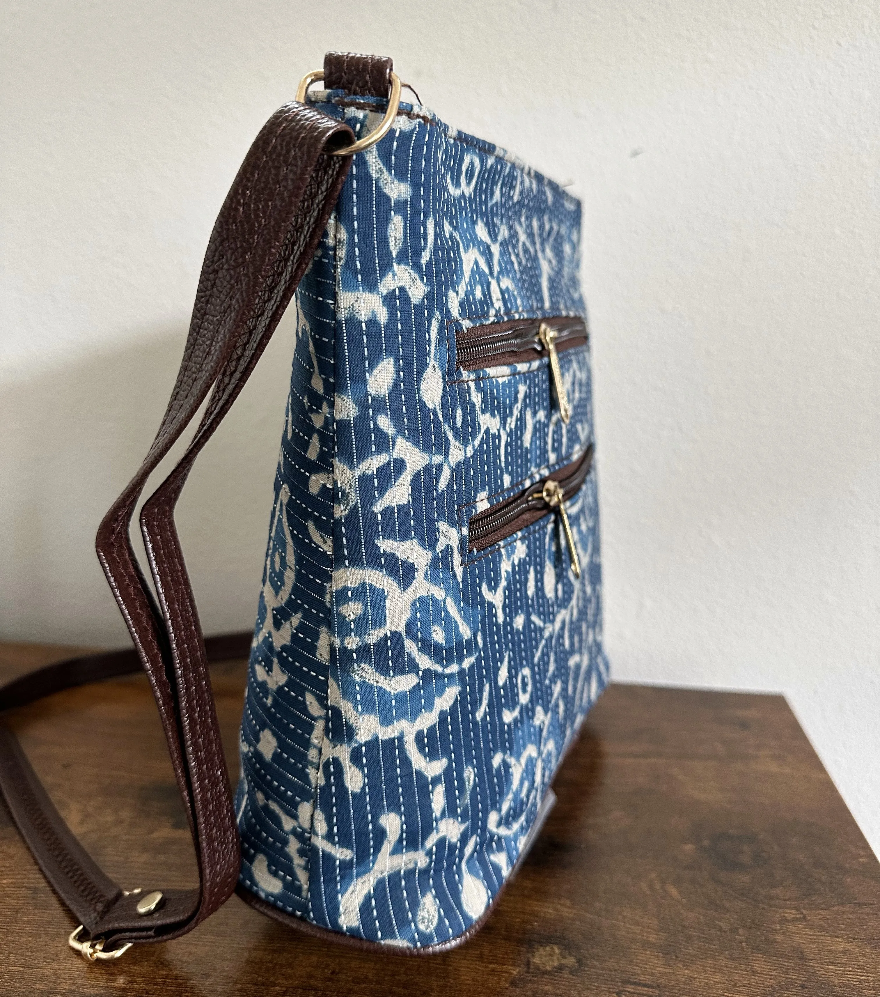 Women Ikat Crossbody Sling Bags