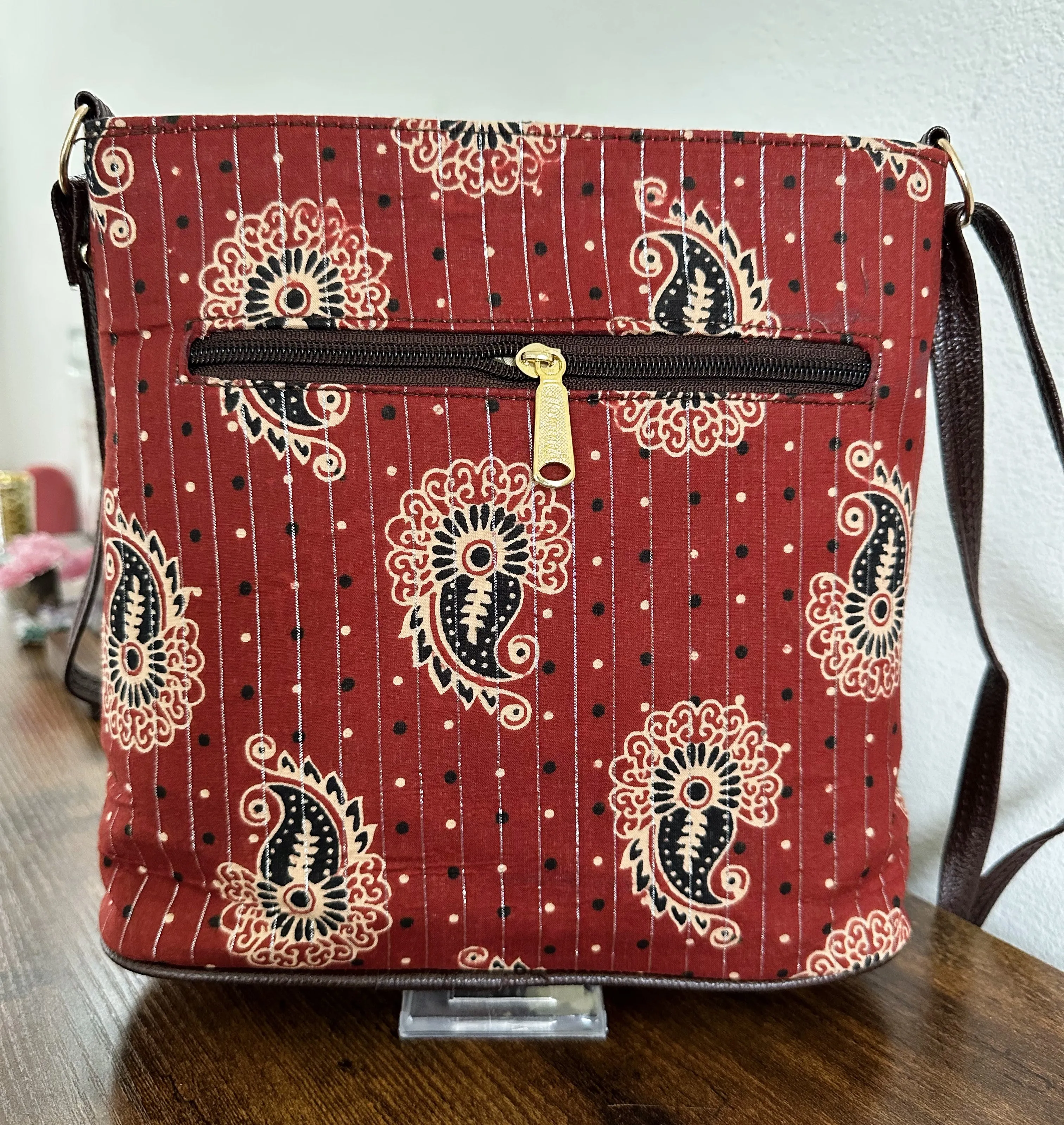 Women Ikat Crossbody Sling Bags