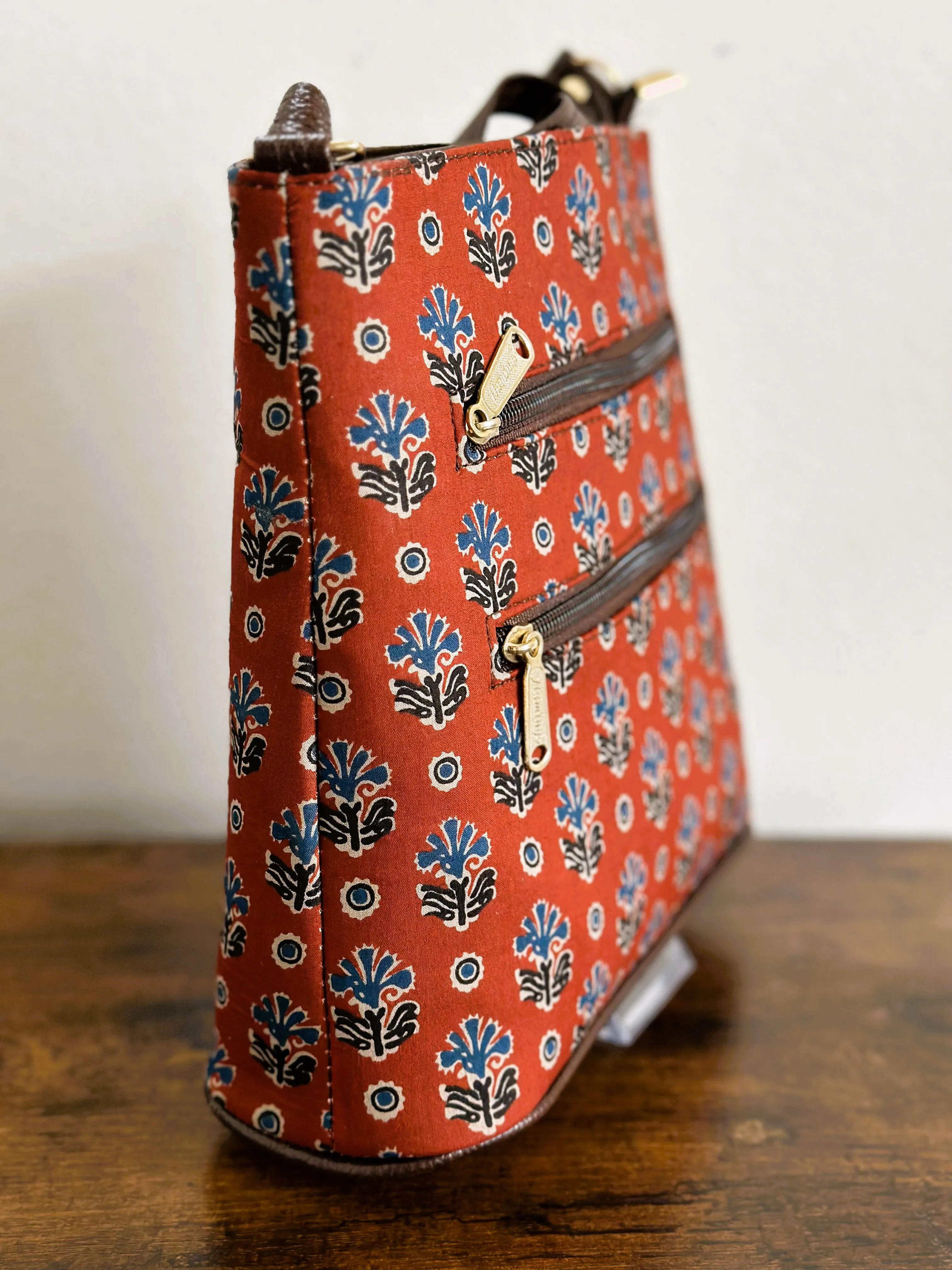 Women Ikat Crossbody Sling Bags