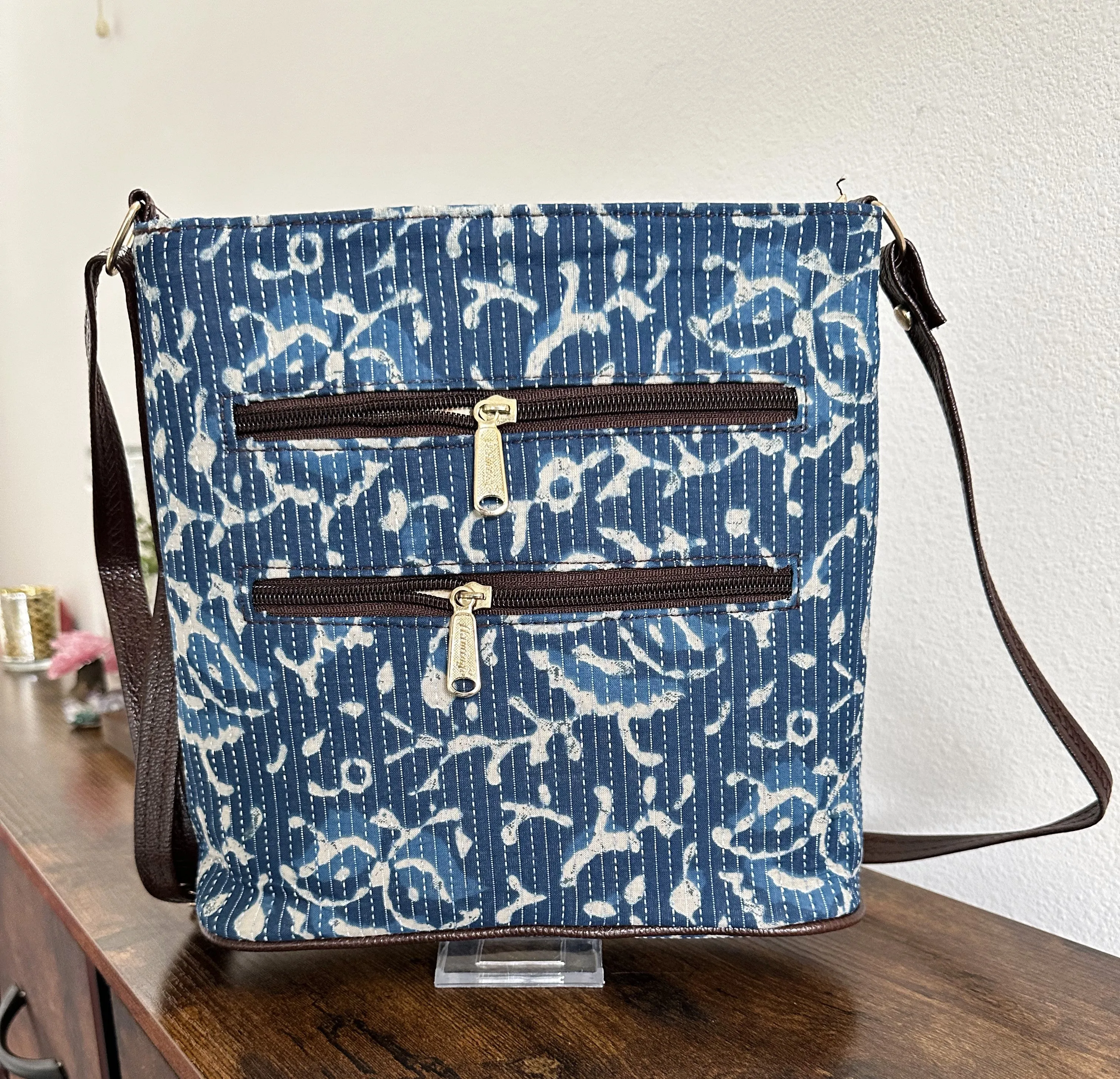 Women Ikat Crossbody Sling Bags