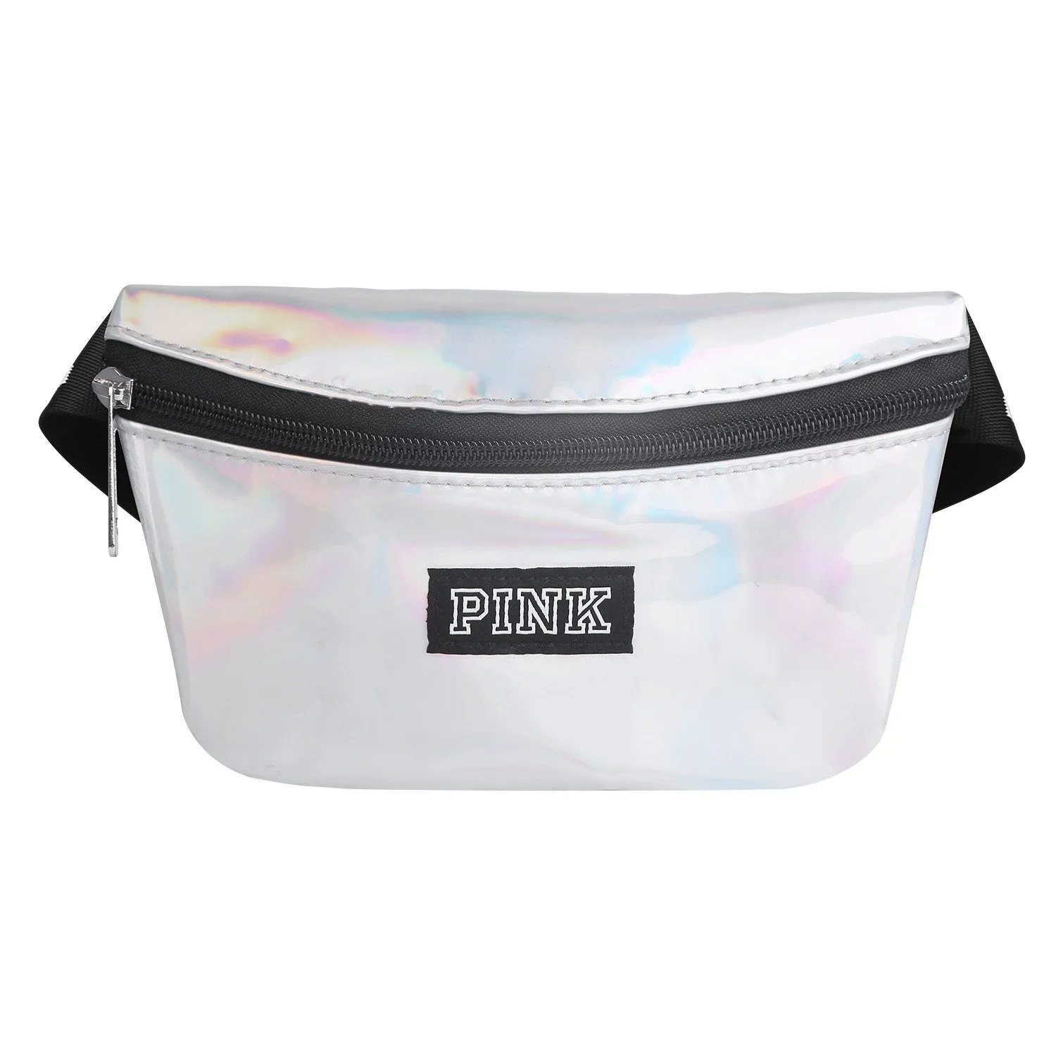 Women Shiny Leather Waist Pack Bag