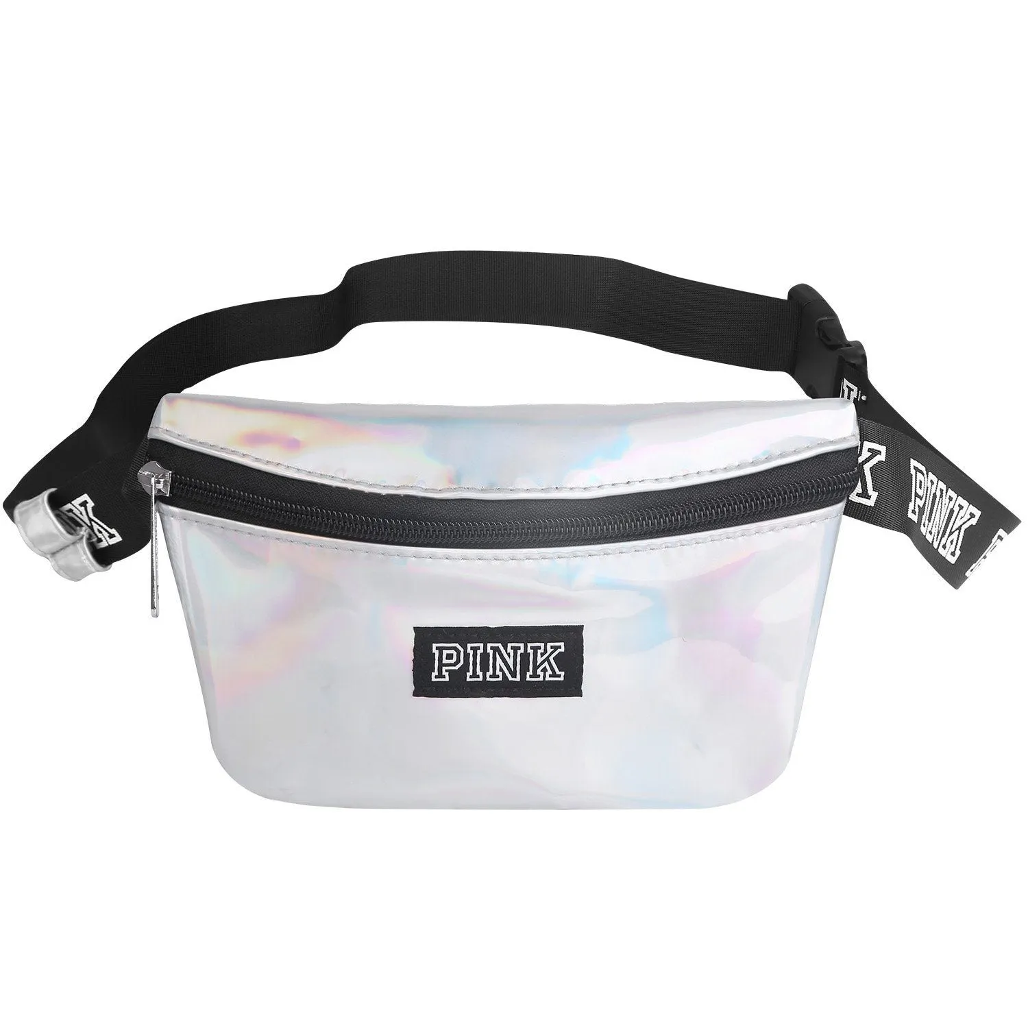 Women Shiny Leather Waist Pack Bag