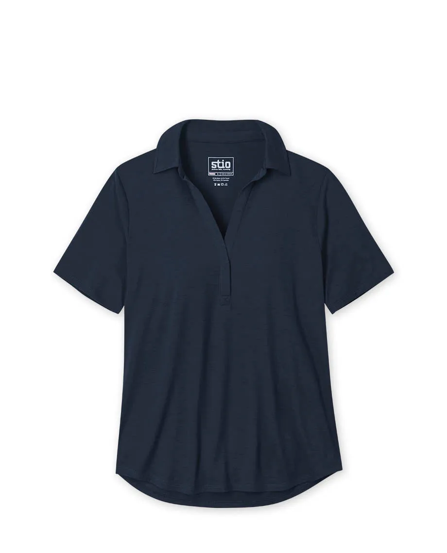 Women's Alpin Lightweight Merino Polo SS