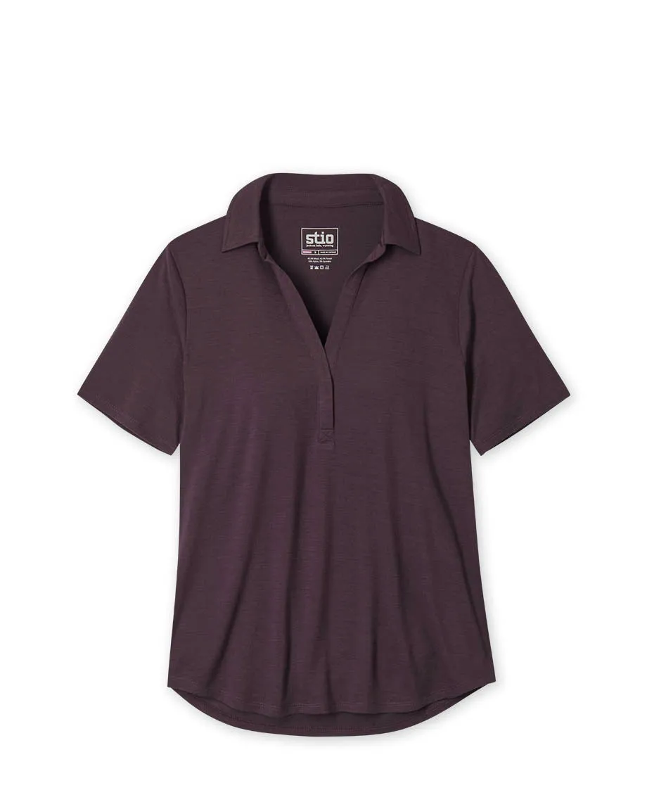 Women's Alpin Lightweight Merino Polo SS