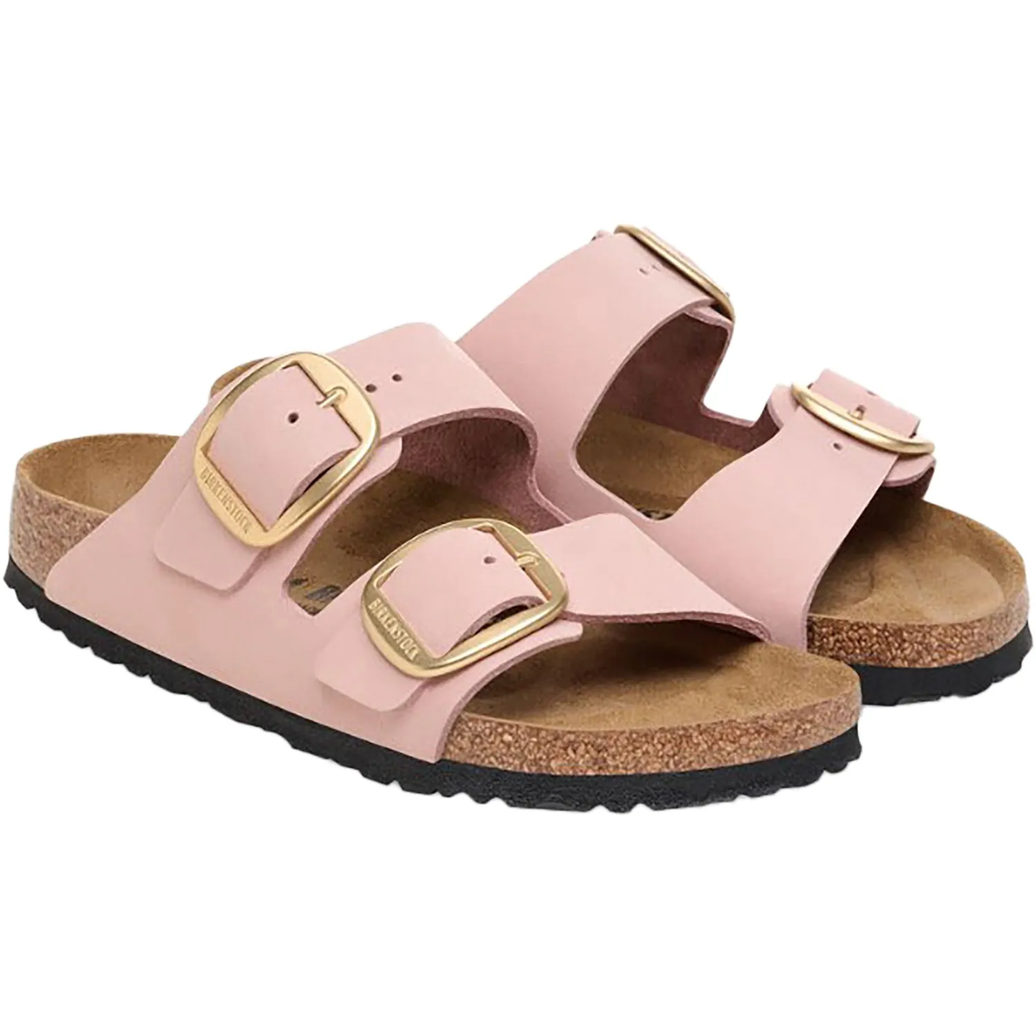 Women's Birkenstock Arizona Big Buckle Soft Pink Nubuck