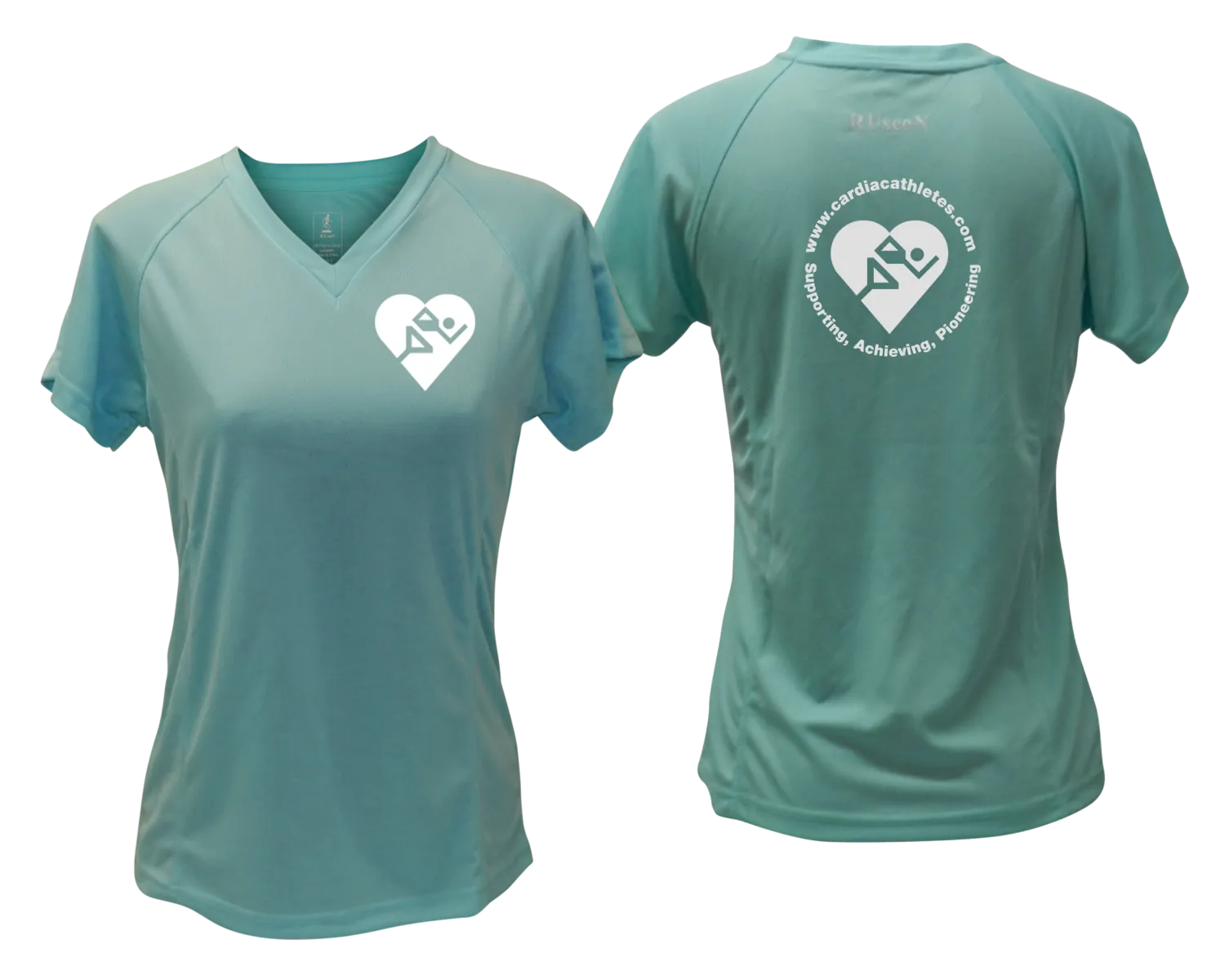 Women's Cardiac Athlete .Org Short Sleeve Shirt - Reflective or Black Text