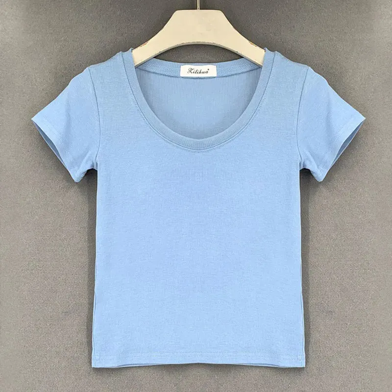 Women's Casual O-Neck Short Sleeve T-Shirt