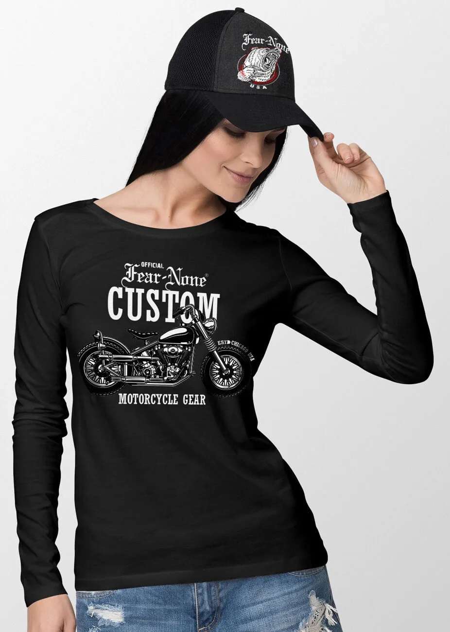 Womens Classic Outlaw-Shield Custom Rider Shirt