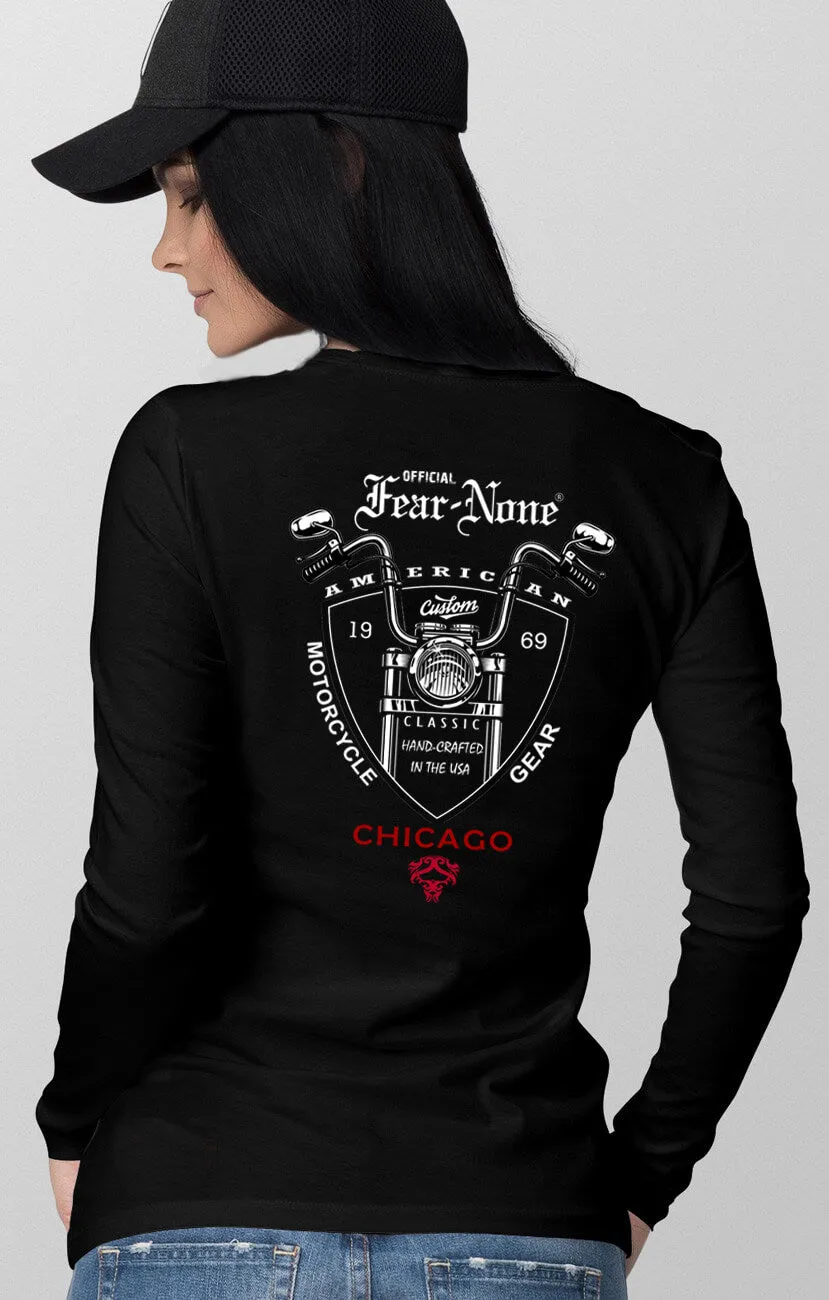 Womens Classic Outlaw-Shield Custom Rider Shirt