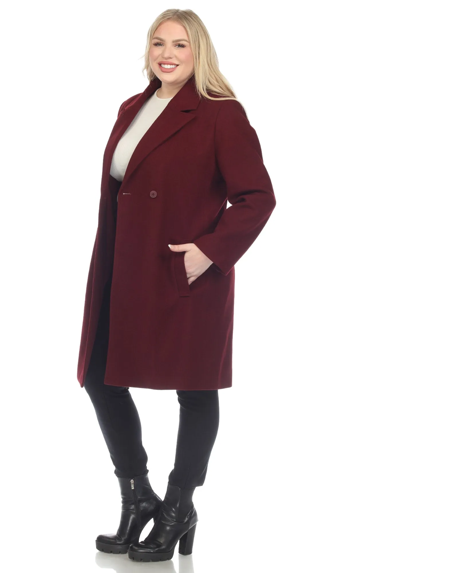 Women's Classic Walker Coat | Burgundy