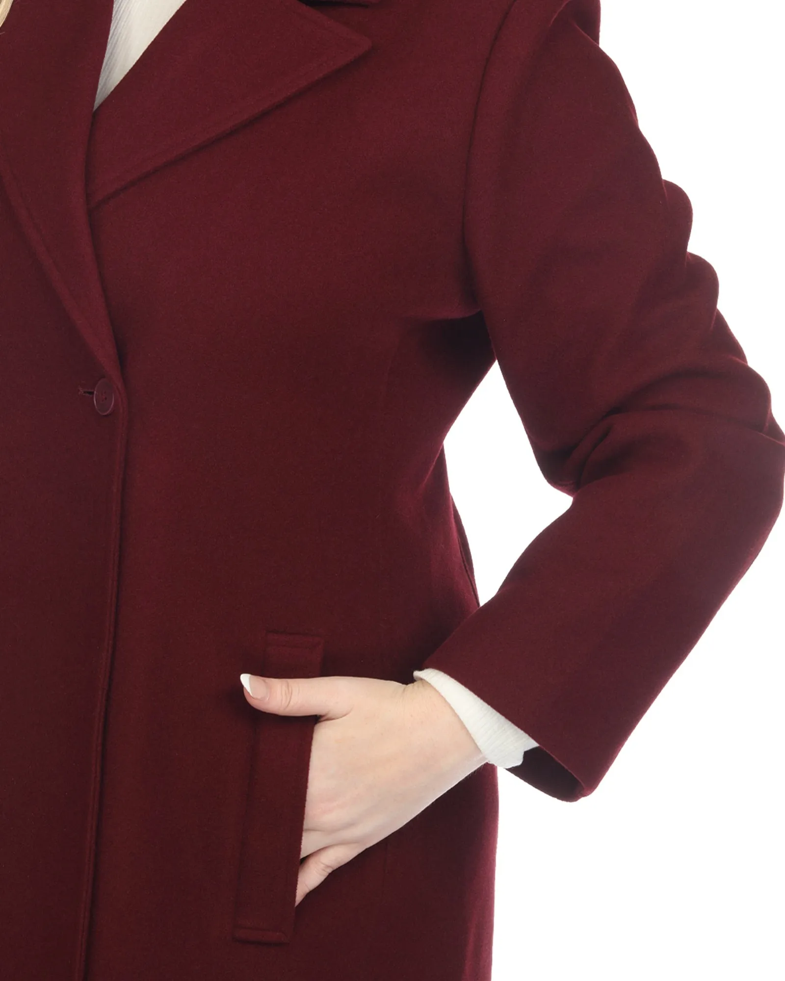 Women's Classic Walker Coat | Burgundy