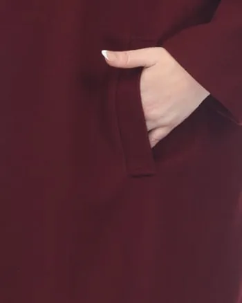 Women's Classic Walker Coat | Burgundy