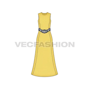 Womens Elegant Evening Dress