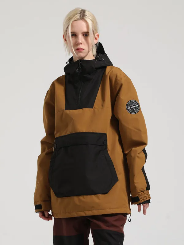 Women's Gsou Snow Mountain Messenger Anorak Snow Jacket