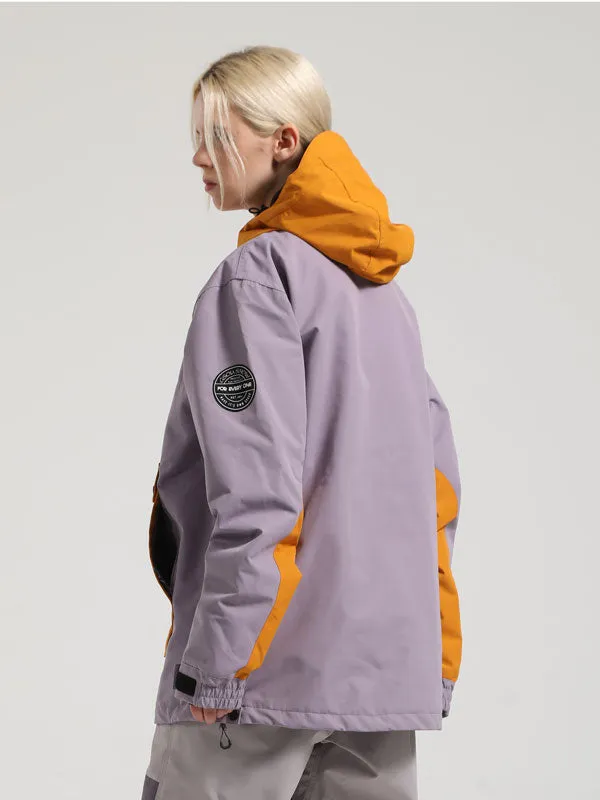 Women's Gsou Snow Mountain Messenger Anorak Snow Jacket