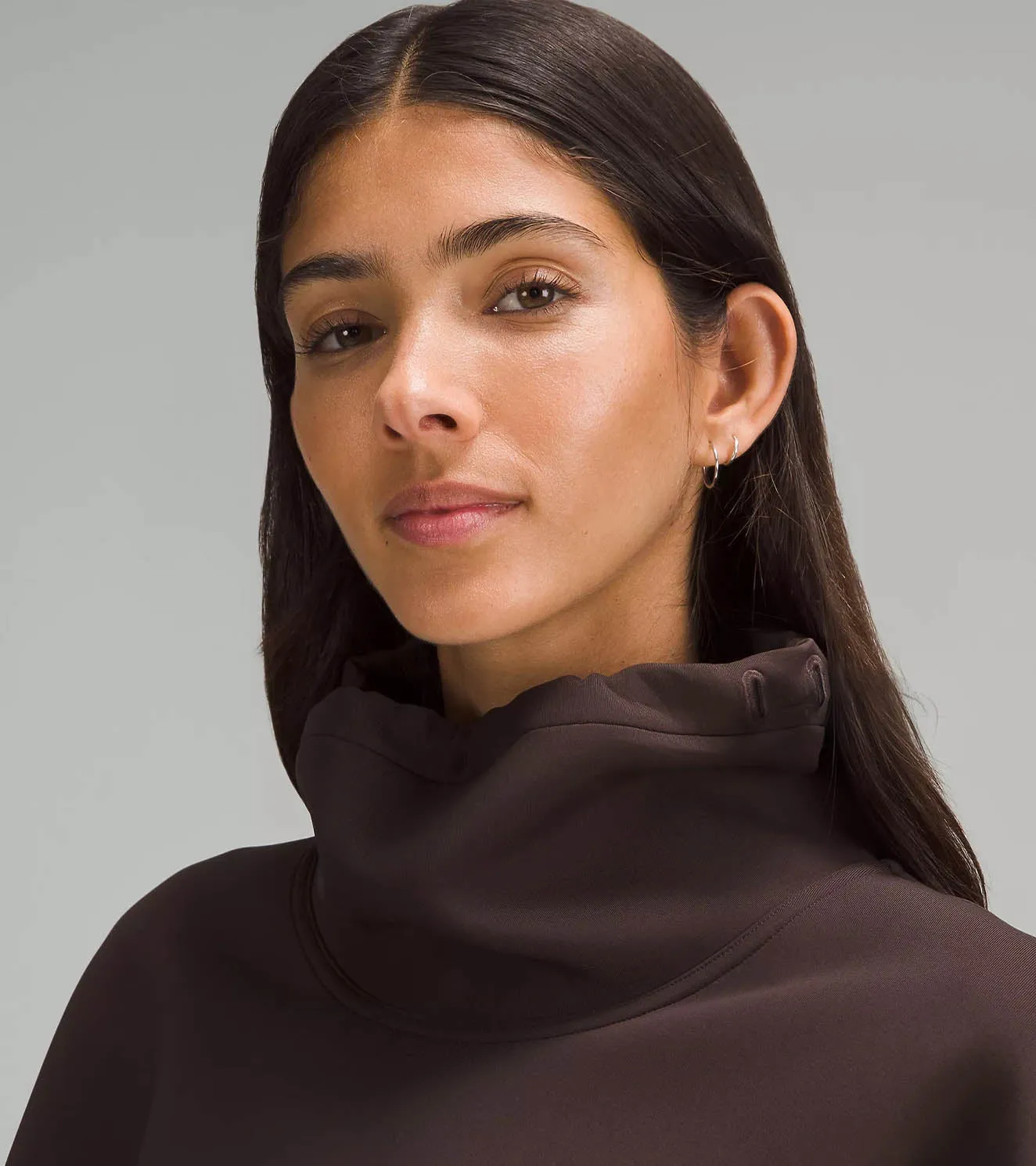 Women's High Neck sweat shirt