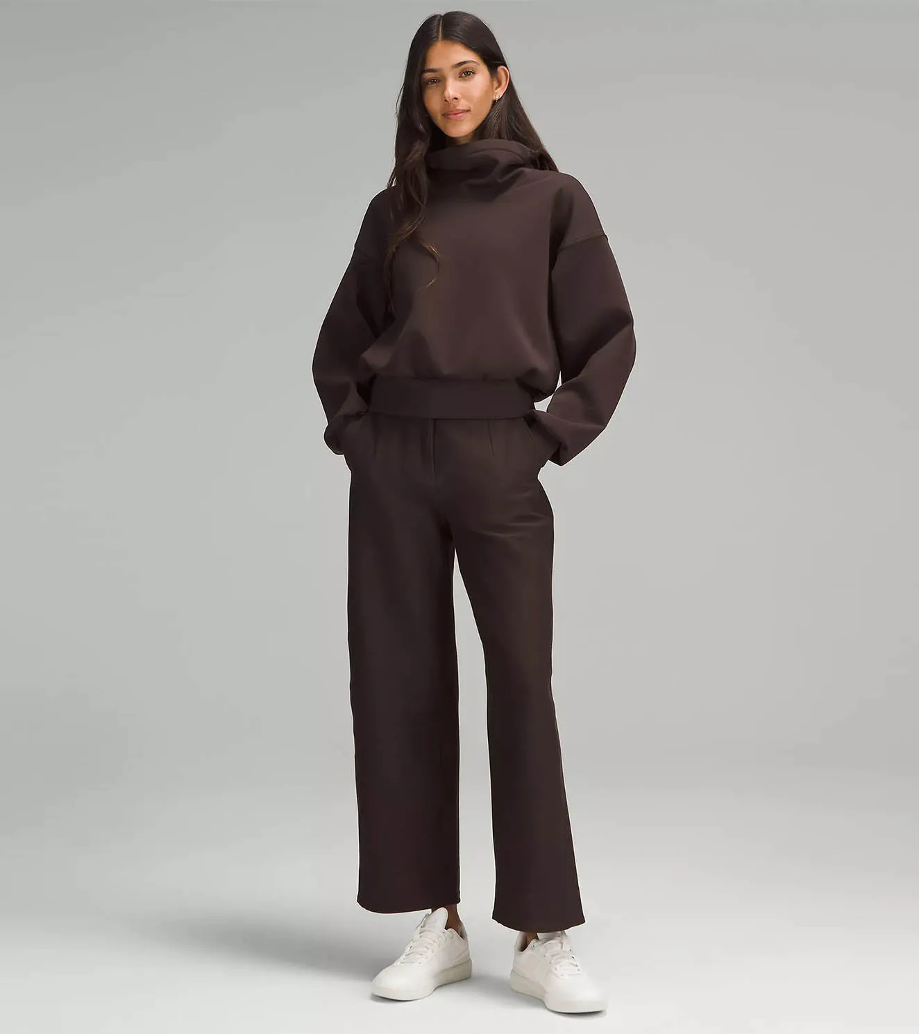 Women's High Neck sweat shirt