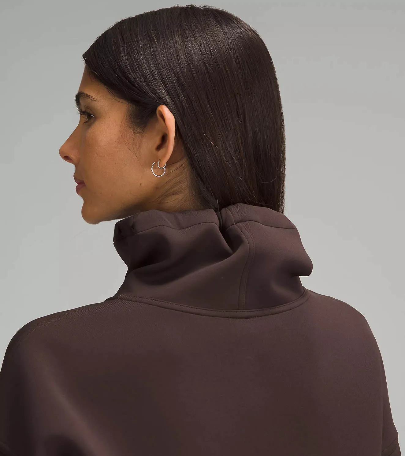 Women's High Neck sweat shirt