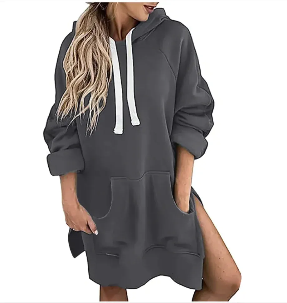 Women's Loose-Fit Drawstring Sweater