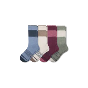 Women's Merino Wool Blend Calf Sock 4-Pack