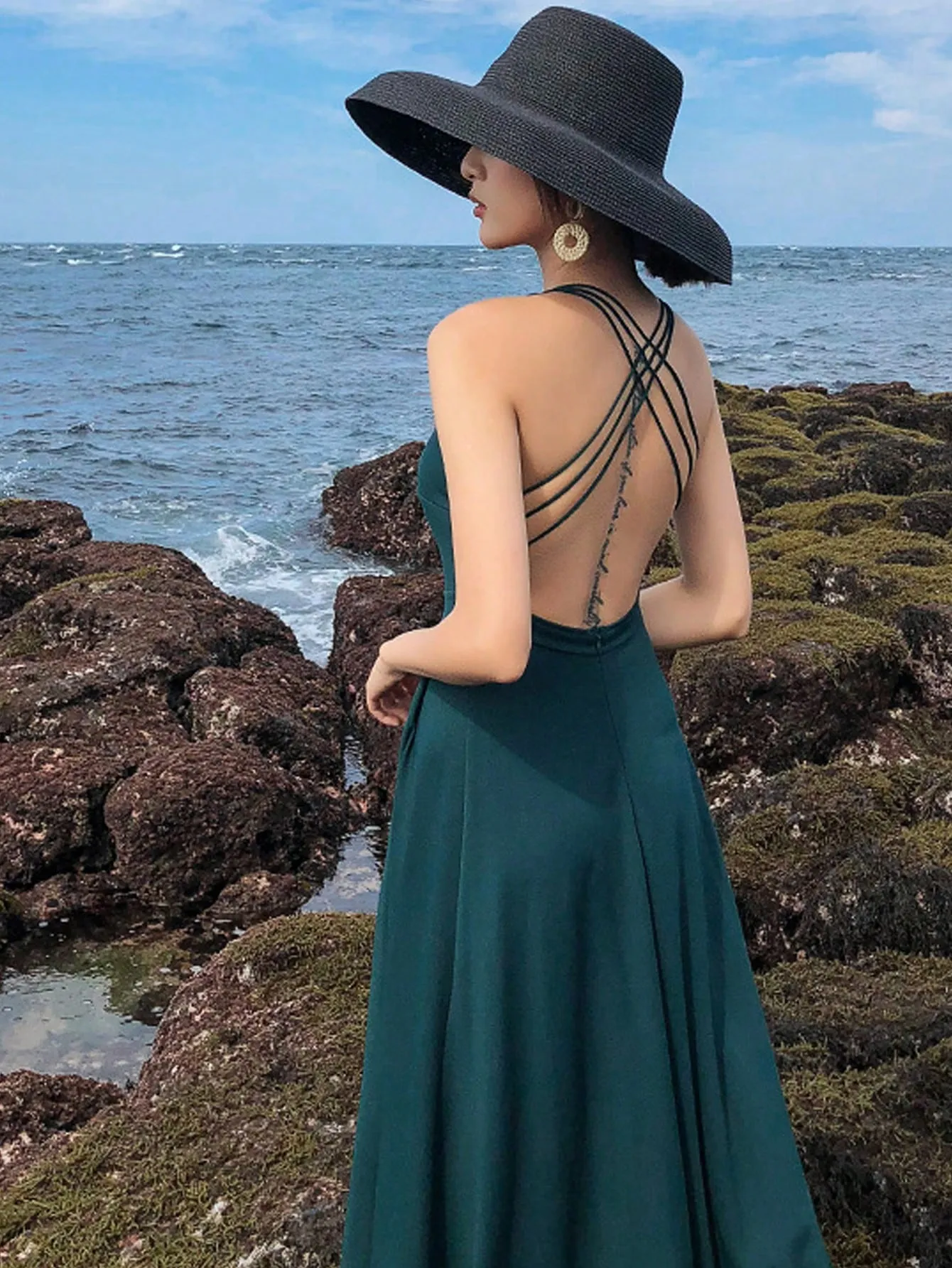 Women's Retro Style Straw Vintage Hat