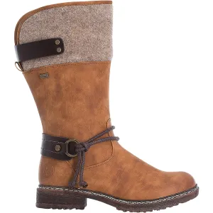 Women's Rieker 94774-22 Dominika 74 Brown Synthetic