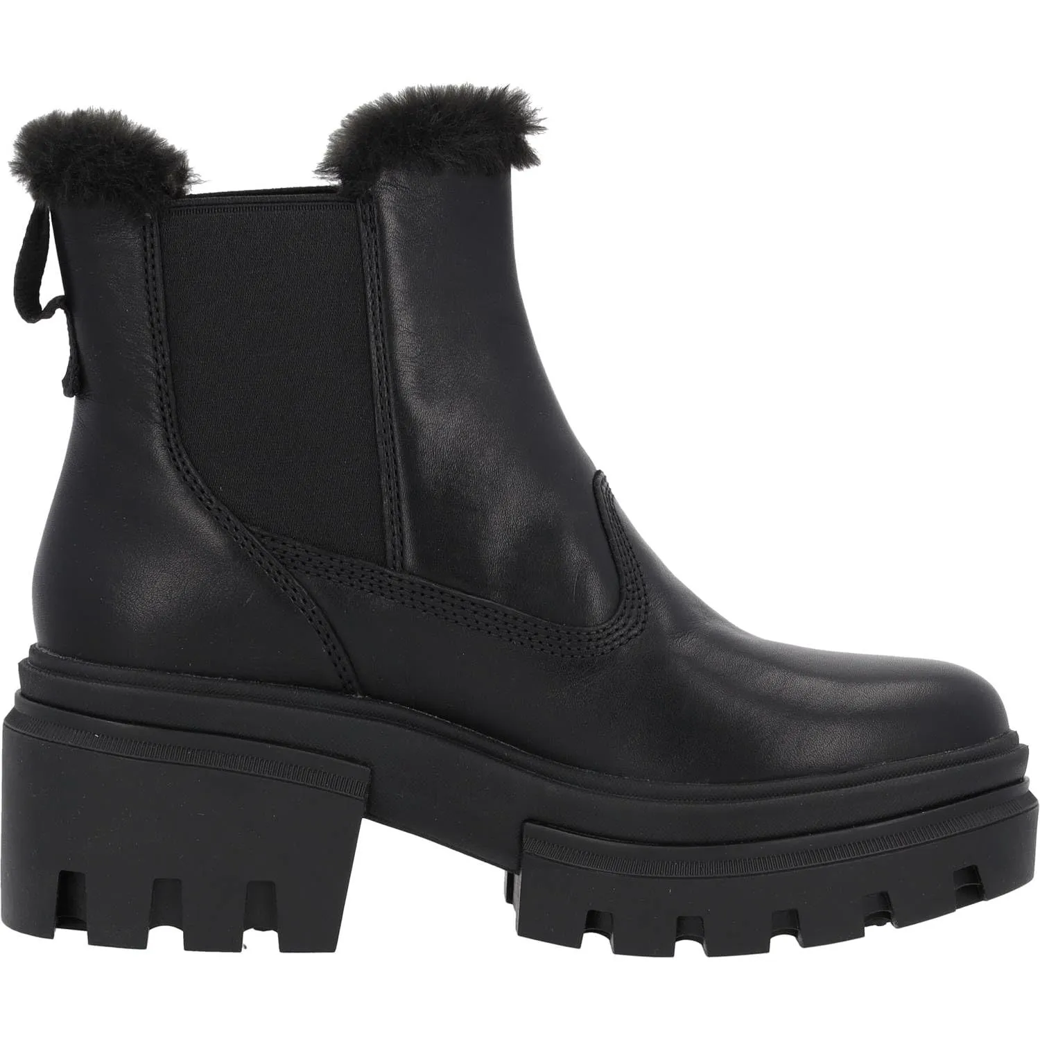 Women's Shoes Timberland EVERLEIGH WARM LINED CHELSEA Boots TB0A5ZNV0151 BLACK