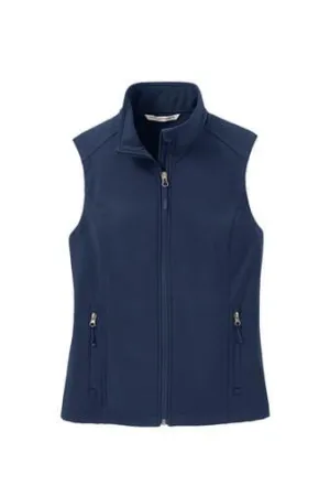 Women's Soft Shell Vest- (Dress Blue Navy)