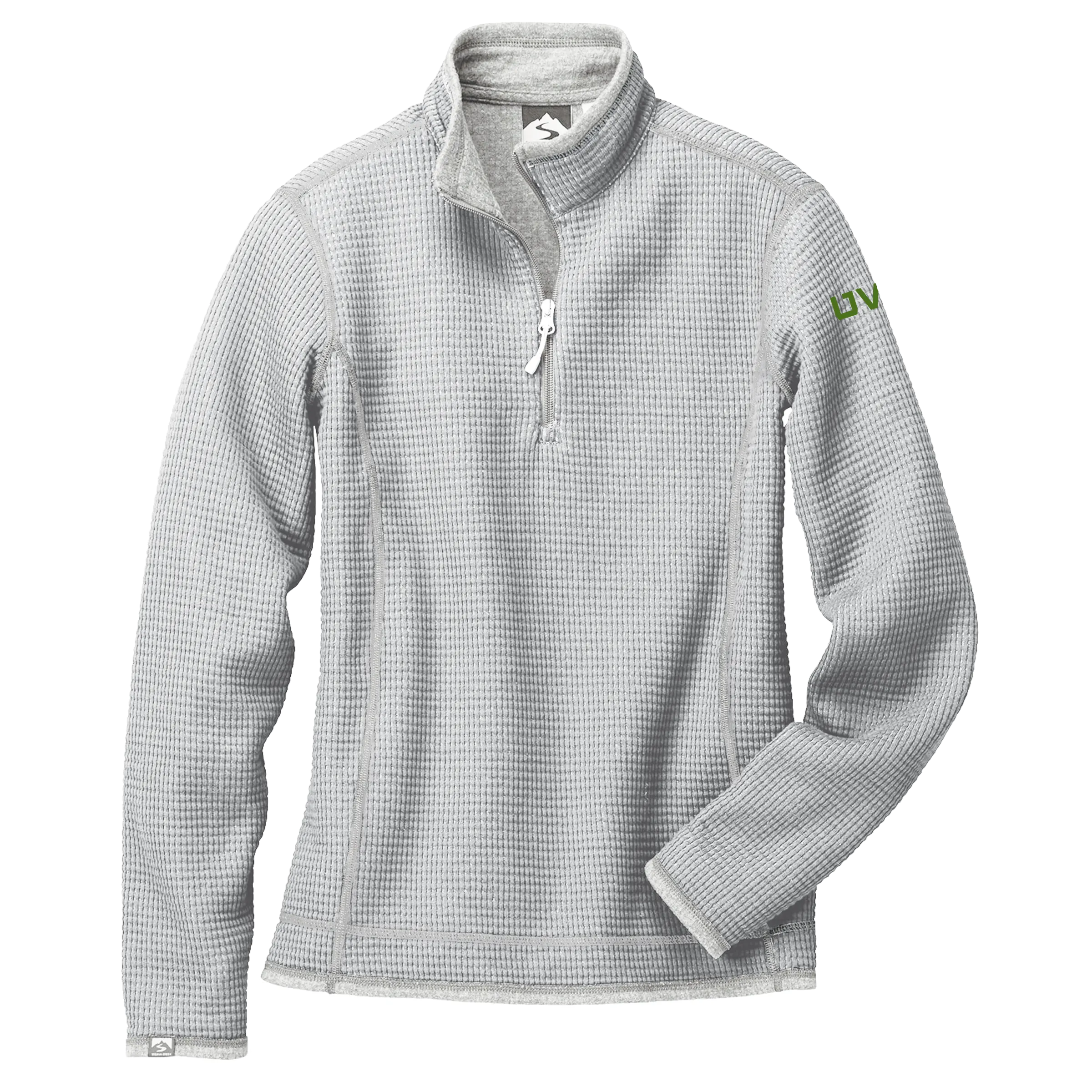 WOMEN’S STORM CREEK WAFFLE KNIT PULLOVER- Mono Emb