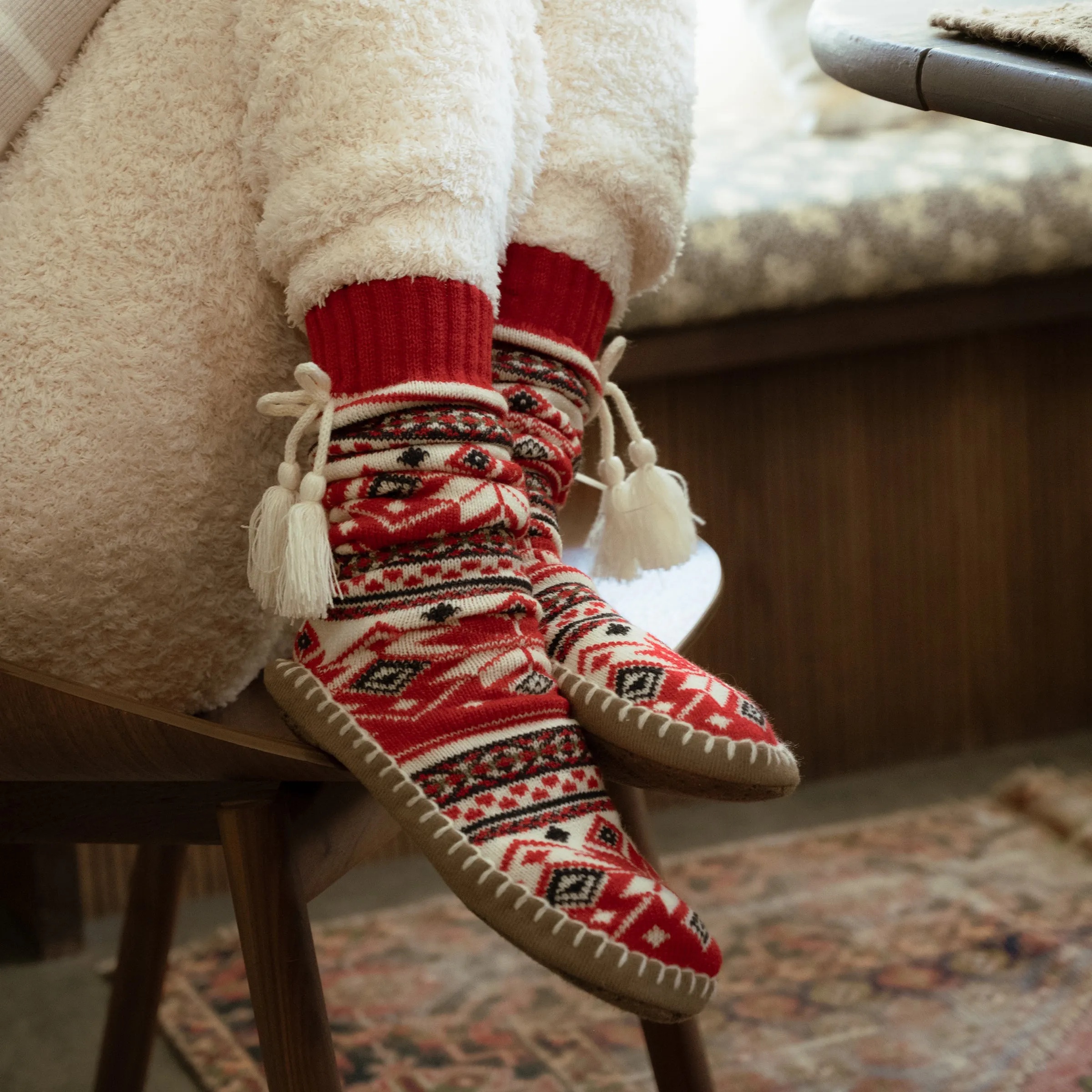 Women's Tassel Slipper Sock