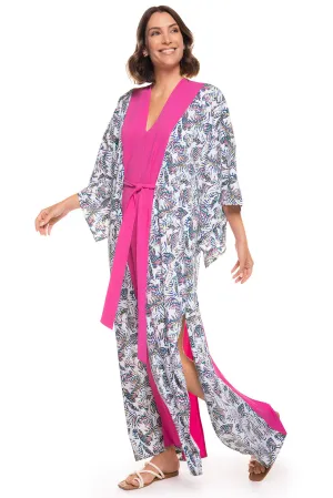 Women's Wynwood Cover-Up  |  Magnolia Pink Beach Leaves